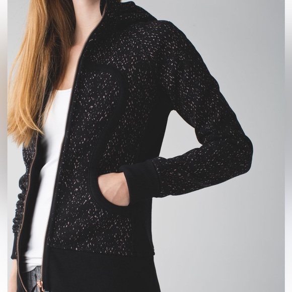 lululemon athletica Jackets & Blazers - Lululemon Scuba Hoodie Butterfly Texture